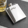 Personalised Stainless Steel Moustache Hip Flask, thumbnail 5 of 8