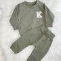 Kids Personalised Varsity Sweatshirt Jogger Set, thumbnail 4 of 5