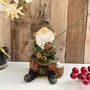 26cm Gnome With Fishing Rod Garden Home Ornament Figurine Fisherman Gift, thumbnail 1 of 9