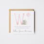 Personalised Elephant Girls Christening Card *Fully Personalised, thumbnail 2 of 4