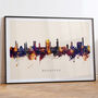 Bradford Skyline Cityscape Art Print, thumbnail 6 of 12