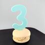 Number Cake Topper In Acrylic For Birthday Anniversary, thumbnail 1 of 6