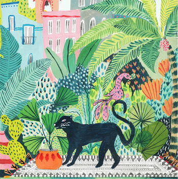 Jungle Panther Art Print, 5 of 6