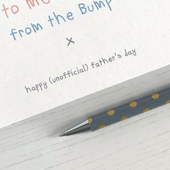To Daddy From Bump, Meet You Card, 2 of 3