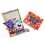 Personalised Vibrant Floral Vegan Chocolate Snacks Box, thumbnail 2 of 6