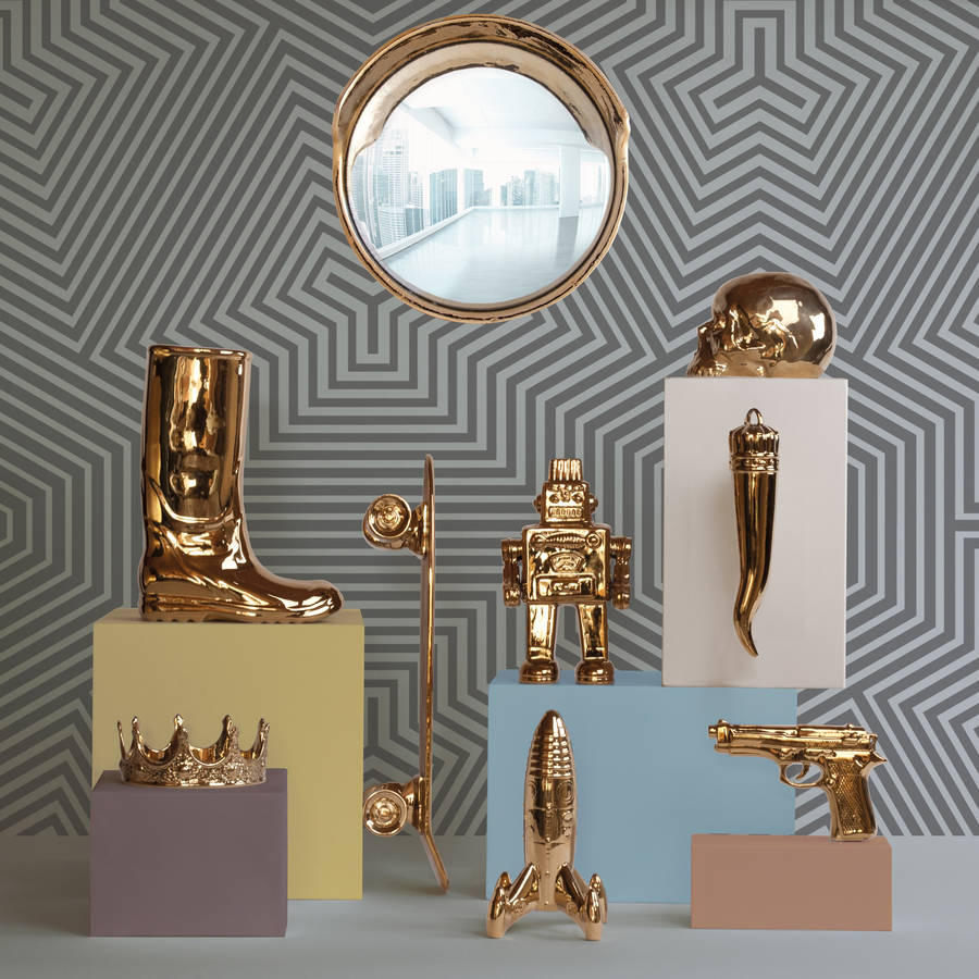 Wellies Umbrella Stand In White Or Gold By Out There Interiors