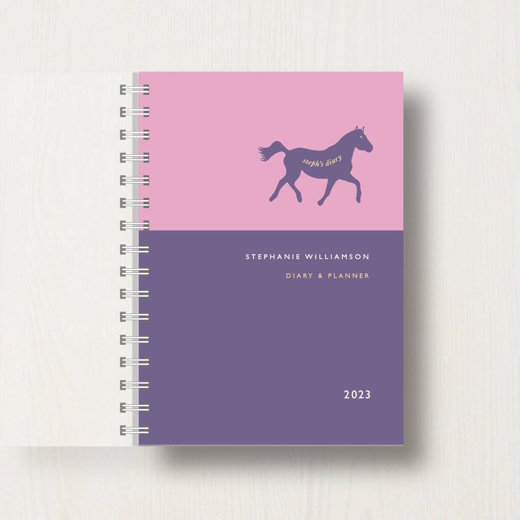 Personalised 2023 Diary For Horse Lovers, 1 of 10