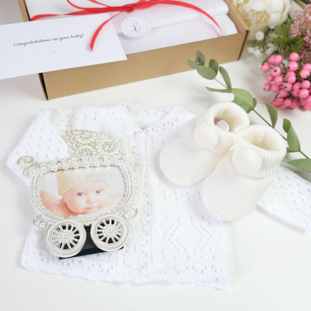 Image of Newborn Baby Unisex Cardigan Gift Set