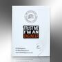 Trust Me I'm An Engineer Enamel Lapel Pin, Gift For Civil, Mechanical And Chemical Engineers, Engineering Gifts, Gifts For Men, thumbnail 4 of 8