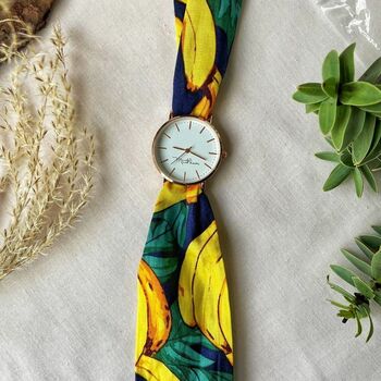 Colourful Changeable Women Cotton Strap Wrist Watch, 5 of 9