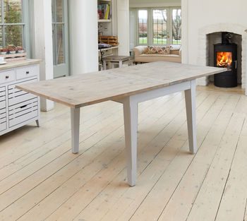 Ridley Grey Square Extending Dining Table, 3 of 9