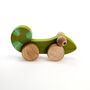 Wooden Push And Pull Toy Chameleon, thumbnail 1 of 7