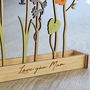 Wooden Personalised Family Birth Flowers, thumbnail 6 of 11