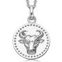 Sterling Silver Zodiac Star Sign Necklace, thumbnail 4 of 12