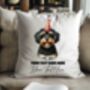 Personalised Jackapoo Birthday Congratulations Party Cushion, thumbnail 2 of 2