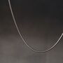 Snake Chain Stainless Steel Necklace, thumbnail 2 of 6