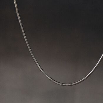 Snake Chain Stainless Steel Necklace, 2 of 6
