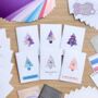 Christmas Tree Card Making Kit Frozen Forest Edition, thumbnail 1 of 10