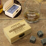 Personalised 'I Love You More Than Whisky' Glass And Stones, thumbnail 1 of 7