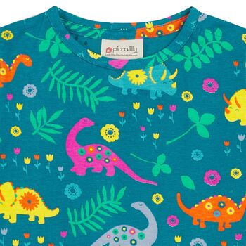 Dinosaur T Shirt For Kids| Certified Organic Cotton, 4 of 9