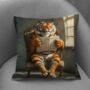 Tiger Tales Hand Made Poly Linen Cushions, thumbnail 4 of 7