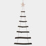 Rope Ladder Hanging Wooden Christmas Tree Decor, thumbnail 2 of 3