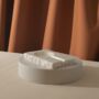 Handmade Cream Marble Cigar Ashtray, thumbnail 1 of 2