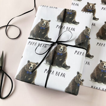 Papa Bear Wrapping Paper, 3 of 4