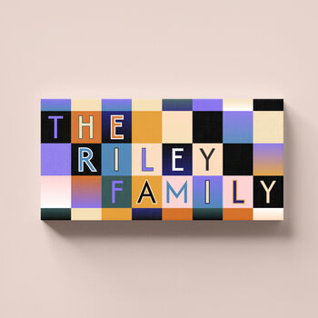 Family Name Sign Personalised Print Gift, 7 of 8