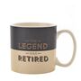 The Legend Has Retired Ceramic Mug | Funny Retirement Gift For Him, thumbnail 1 of 3