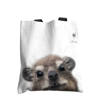 Limited Edition Wwf X Ben Rothery Tote Bag Rock Hyrax, 2 of 2