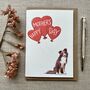 Personalised Border Collie Mother's Day Card, thumbnail 2 of 4