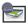 Personalised York Community Stadium Print, thumbnail 1 of 6