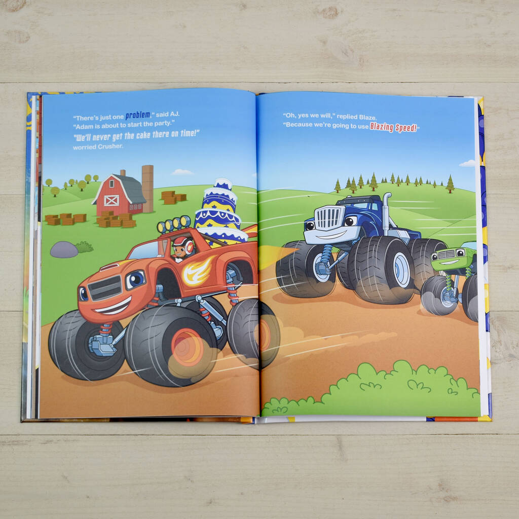 Blaze And The Monster Machines Personalised Book By Alice Frederick ...