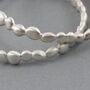 Silver Pebble Bangle Bracelet, thumbnail 7 of 8