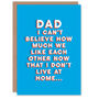 Joke Since I Moved Out Funny Father's Day Card, thumbnail 1 of 6
