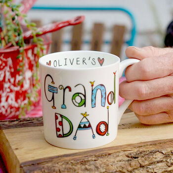 Personalised Granddad Bone China Mug, 3 of 6