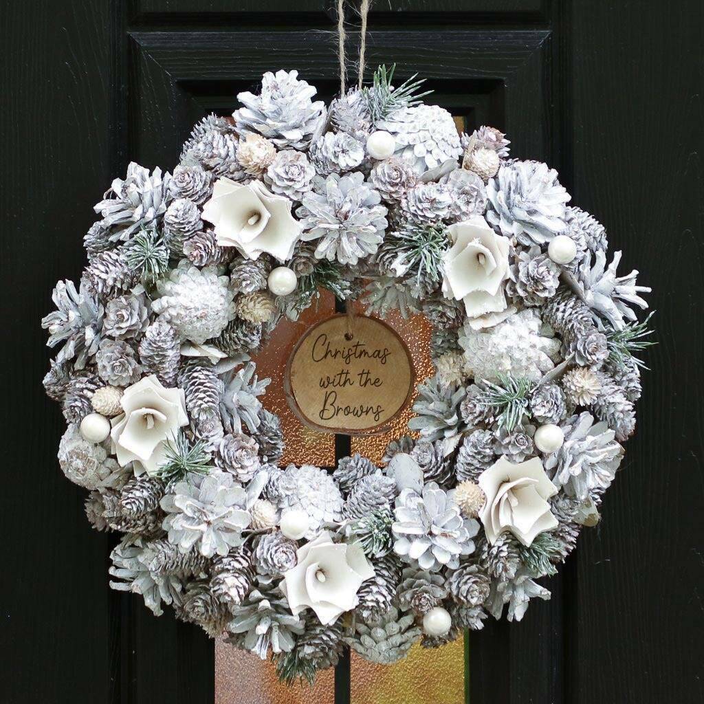 Snow Christmas Wreath 