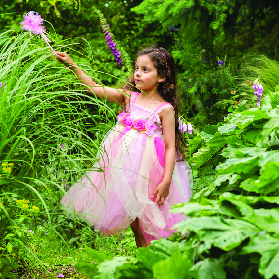 Girl's Summer Fairy Dress With Wand, 1 of 3