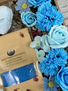The Blooming Blue Luxury Spa Gift Box, 4 of 8