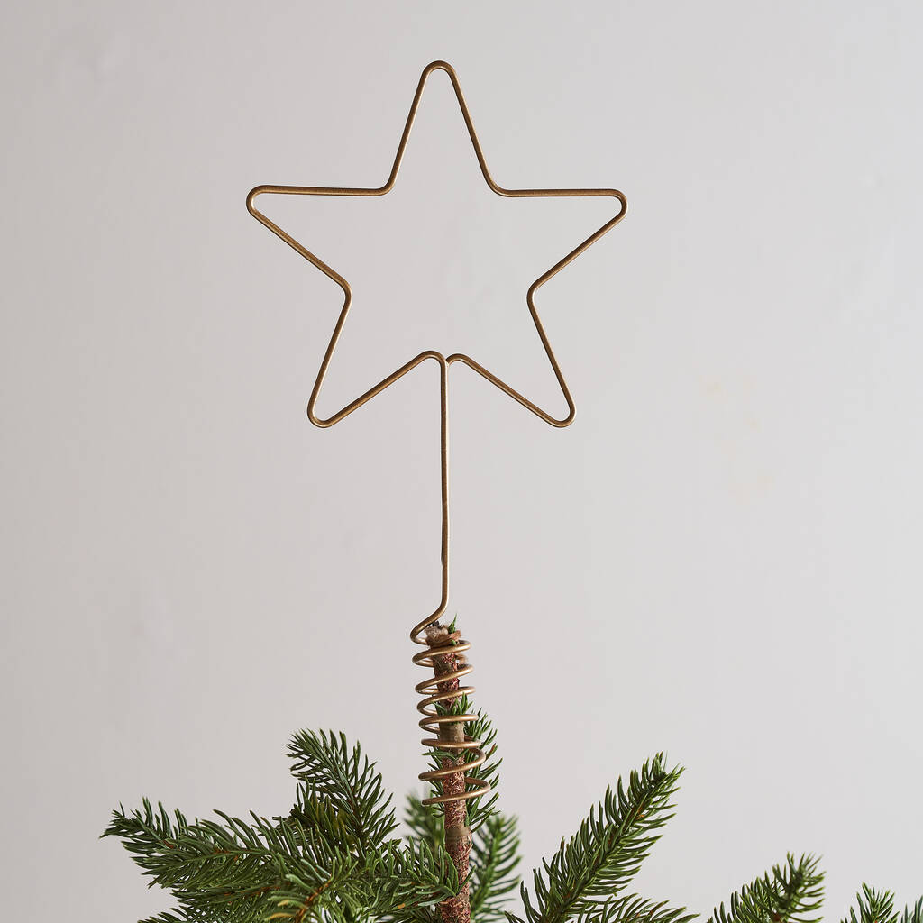 Christmas Star Wire Tree Topper, 1 of 12