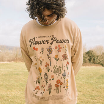 Flower Power Men's Flower Guide Sweatshirt, 4 of 5