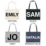 Personalised Bold Name Oversized Beach And Shopping Bag, thumbnail 3 of 5
