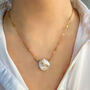 Gold Plated Freshwater Pearl Necklace, thumbnail 1 of 3
