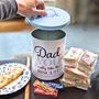 Father's Day Filled Biscuit And Cake Tin For Dad, thumbnail 2 of 5