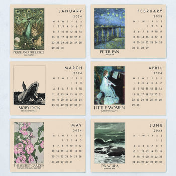 2024 Calendar Literary Art, 3 of 4