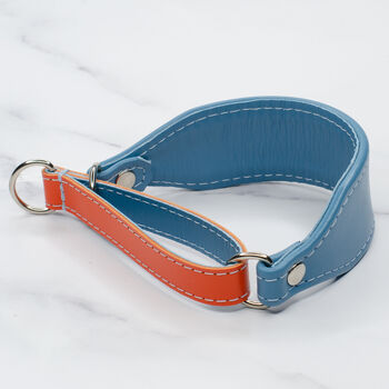 Leather Martingale Collar For Sighthounds, 9 of 11