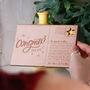 Personalised 'Congrats' Wooden Post Card, thumbnail 1 of 1