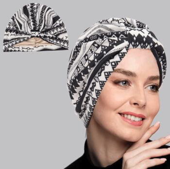 Chemo Headwear Satin Lined Turban, 10 of 12
