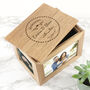 Personalised Couples' Memories Heart Oak Keepsake Box, thumbnail 2 of 5